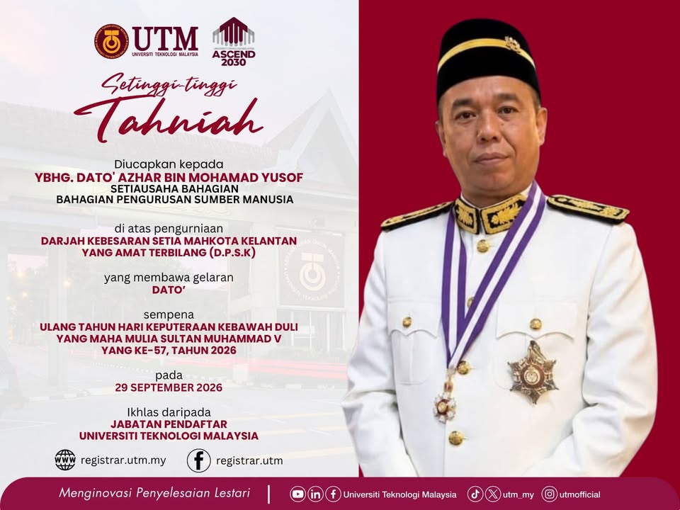 Department of the Registrar, UTM